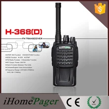 2pcs HT-368(D) SOS Alarm Function Hotel Security Walkie Talkie
