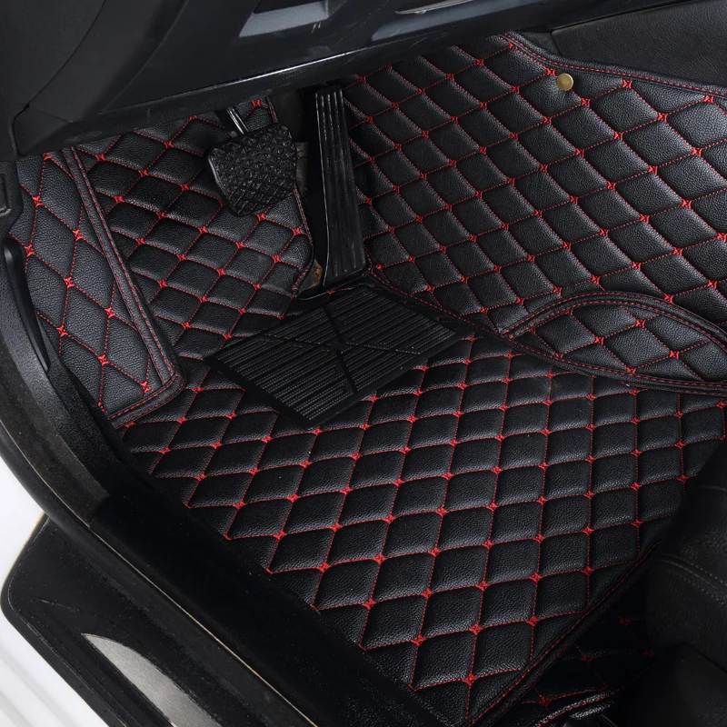 

Auto car leather floor Foot mat For jaguar xf xj F-PACE XJL F-TYPE XK XFL XEL car accessories waterproof styling