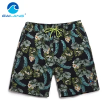Gailang Новинка Для мужчин мужские пляжные шорты-боксеры Мужские шорты для купания купальники человек короткие пляжные шорты бермуды masculina de marca