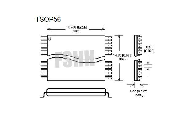 SA628-B102 Xeltek программист адаптер TSOP56 для DIP48 адаптер IC Тесты разъем