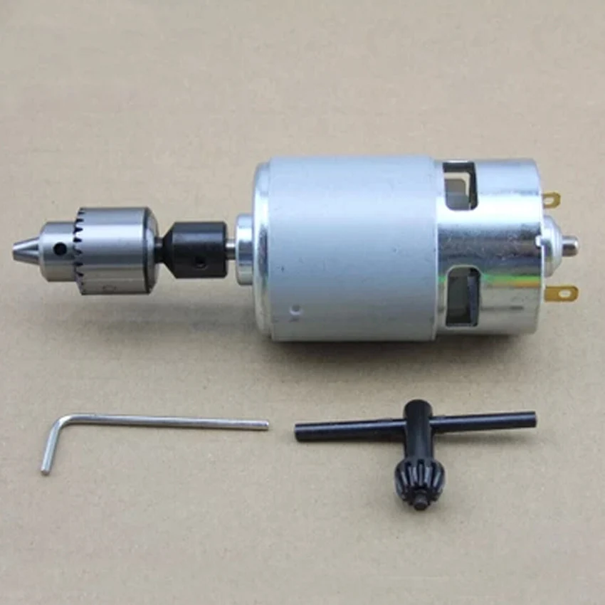 Электродрель 4500 об\мин с мощным крутящим моментом 4 кг*см DC12V 775|dc12v motor|motor 775775 motor |