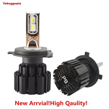

2*Car H4 H7 100W/Pair 13600LM P9 Series LED Headlight Bulbs,HIDHalogen Head light Replacement,White Hi/Lo Beam/Fog Light Bulbs