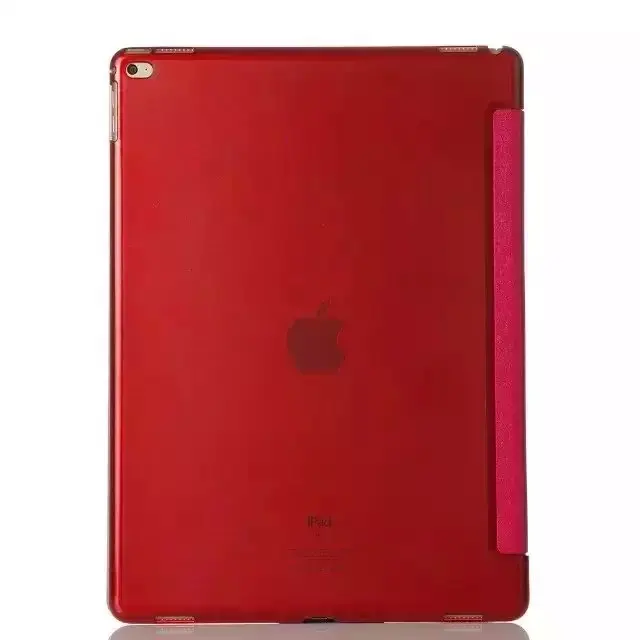 

Case for iPad Pro 12.9'' Front Smart Cover Stand Leather CaseUltra Slim Sleep Wake Up Function Crystal Back Case For iPad PRO