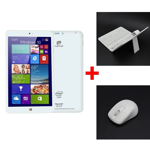 KMAX Tablet 8 inch IPS Quad Core for Intel CPU 3735G Tablette Windows 10 Tablets PC BT Dual Cameras Include Keyboard and Mouse