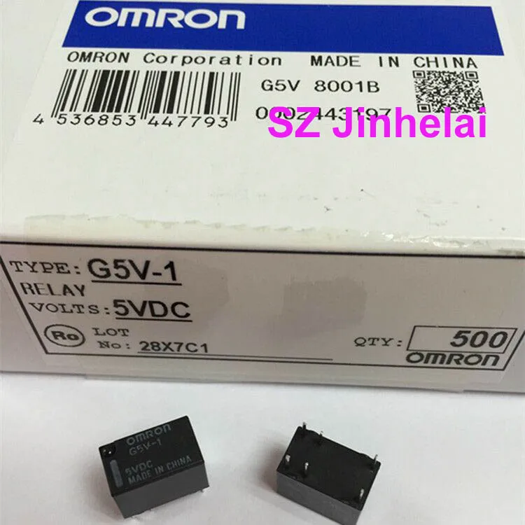 10 Pz Omron G5V-1 24Vdc 12Vdc 5Vdc Autentico Relè Di Segnale Originale Dc24V Dc12V Dc5V