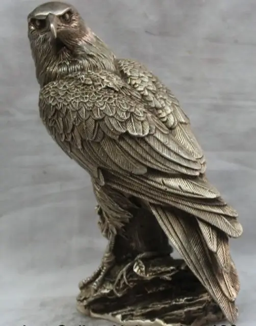 10 figuras estátua feroz chinês prata saudita falcão Águia pássaro