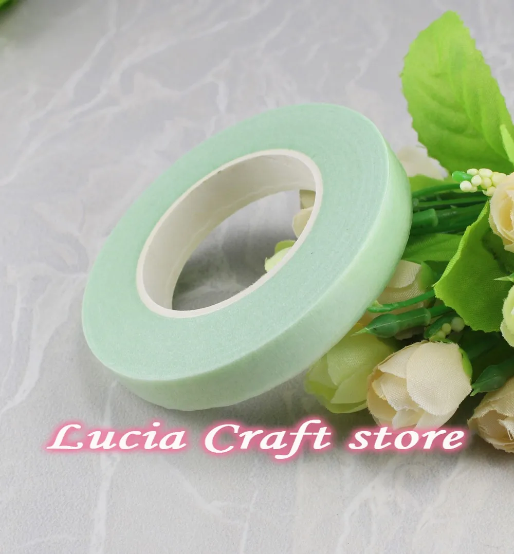 Lucia crafts 1 шт./лот, 30 ярдов/шт. 1,1 см ширина бумажная лента для флориста подарочная упаковка аксессуары I1009