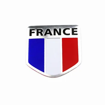 

Car Styling 3D France Flag Emblem Badge Car Sticker Decals Accessories For Peugeot Citroen Renault Opel Seat DS Car-Styling