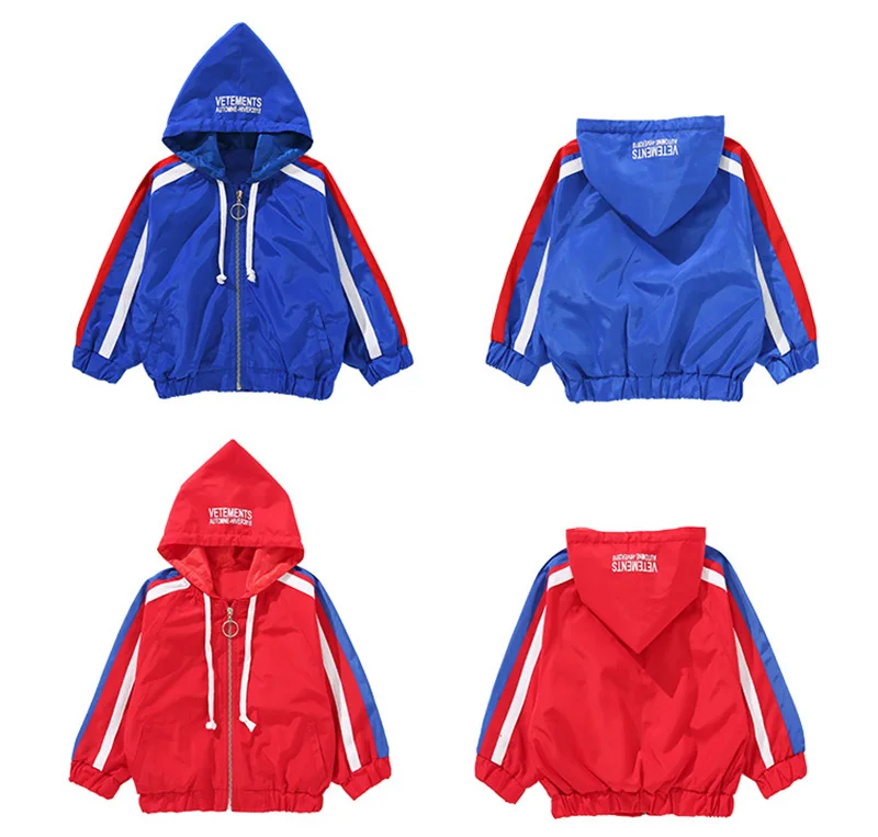  autumn pure color sport jacket for boys children casual hooded windbreaker outwear kids coat children clothing (1)