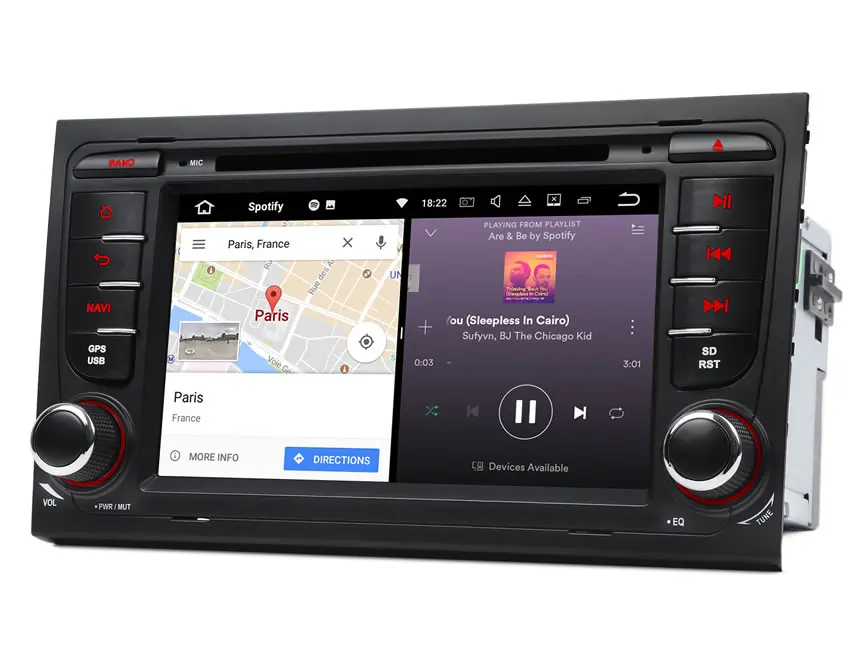 Discount 7" Octa-Core Android 8.0 Oreo OS Car DVD Multimedia Navigation GPS Radio for Seat Exeo 2009-2013 with Split Screen Mode Support 2 Discount 7" Octa-Core Android 8.0 Oreo OS Car DVD Multimedia Navigation GPS Radio for Seat Exeo 2009-2013 with Split Screen Mode Support 2