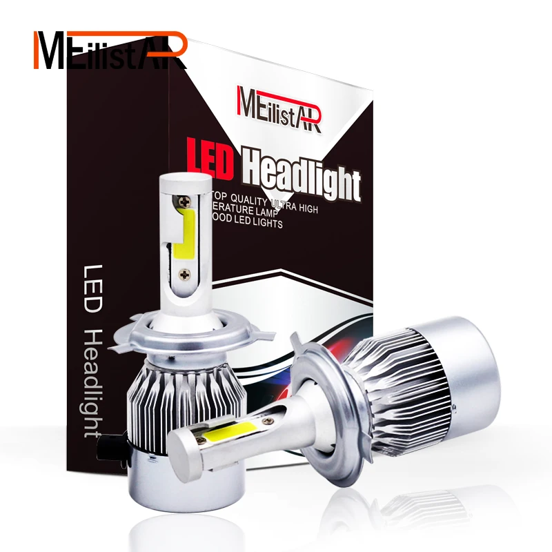 

2X H7 Led H4 Car Headlights 80w 8000lm Car Led Light Bulbs H1 H8 H9 H11 Automobiles Headlamp 6000K led 12v Fog Lamps C6 Car Led
