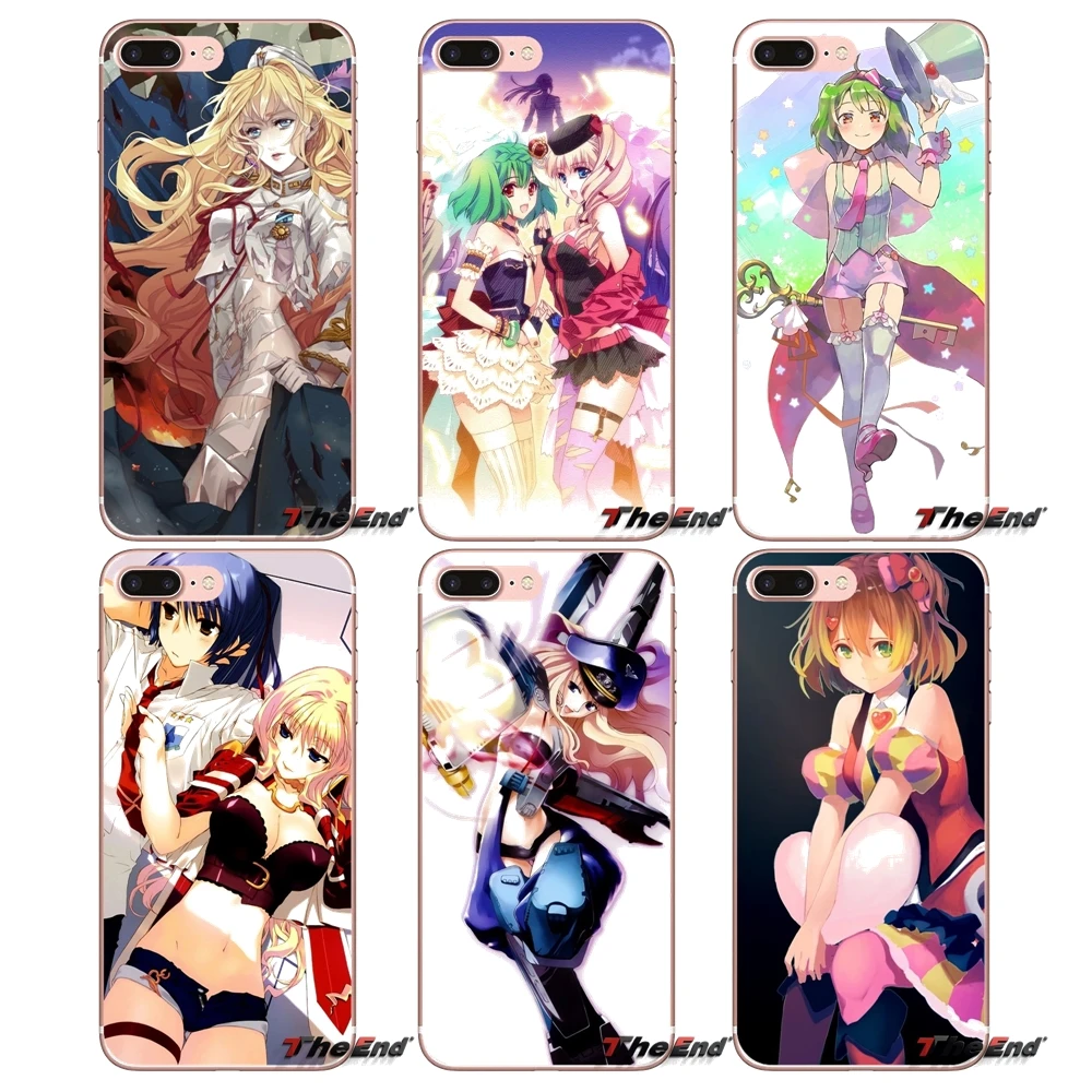 Чехол для Samsung Galaxy S2 S3 S4 S5 MINI S6 S7 edge S8 S9 Plus Note 2 3 4 5 8 Coque Fundas Macross Frontier Sayonara no Tsubasa |