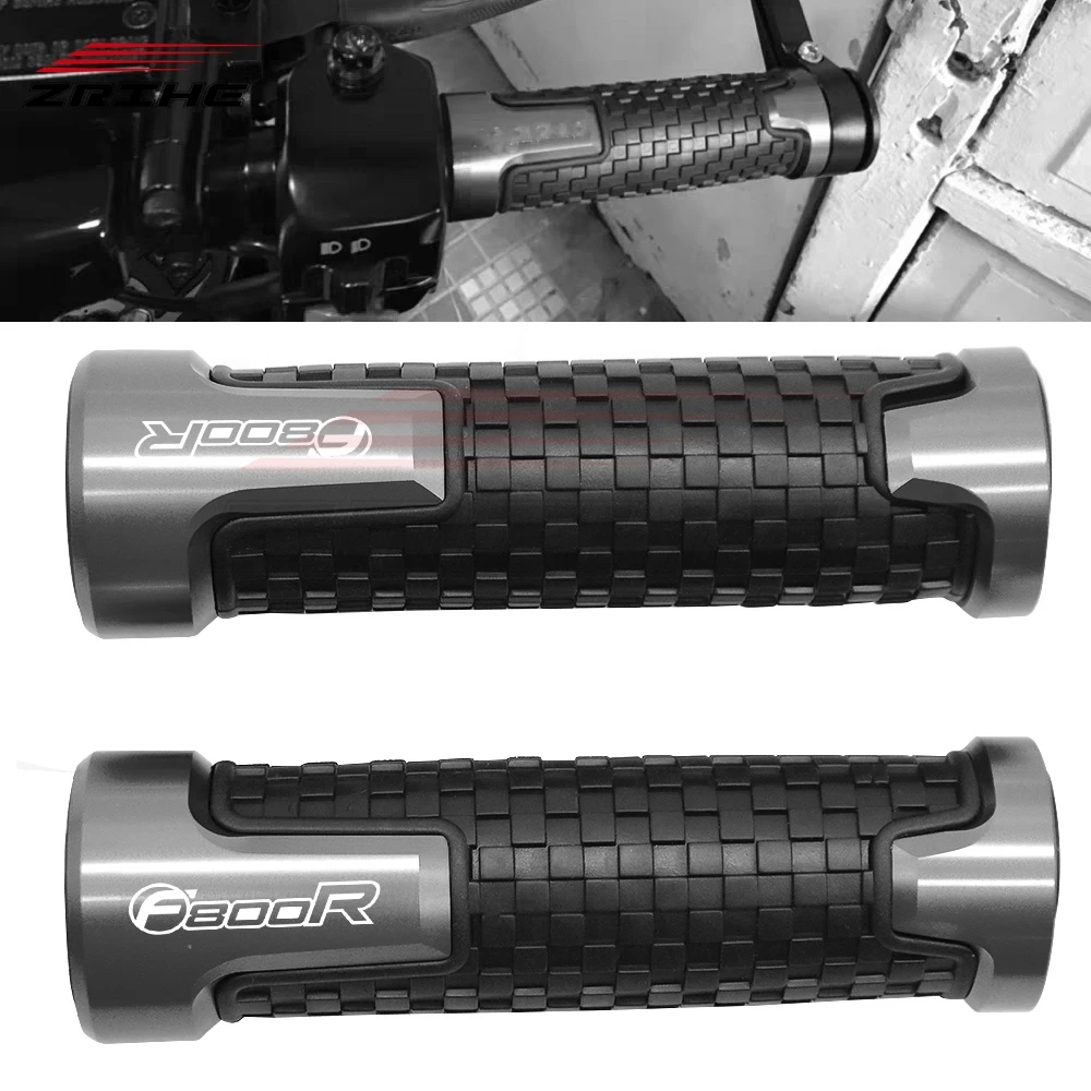 

Universal Motorcycle Accessories 7/8 22mm Handlebars Grip Rubber Handle Bar Grips For BMW F800R F 800R F 800 R 2009 2010-2016