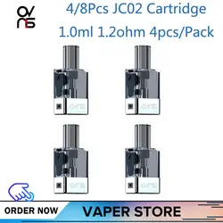 4-8 шт. оригинальный JC02 Pod Системы 1 мл 1.2ohm Сменные картриджи для JC02 VAPE электронная сигарета
