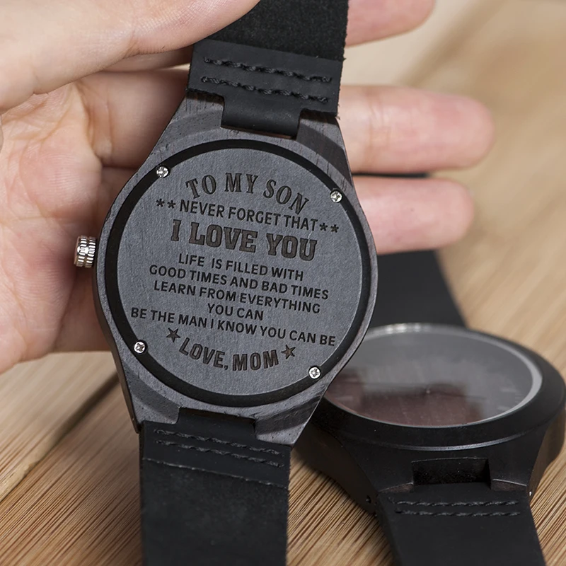 BOBO BIRD Wood Timepieces Sunglasses Personality Gifts Men Watch Custom logo Luxury Present relogio masculino