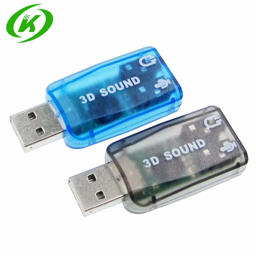 Чипсет CM108 с USB 2 0 на 3D звуковую карту АДАПТЕР ВИРТУАЛЬНОЙ звуковой карты 5 1