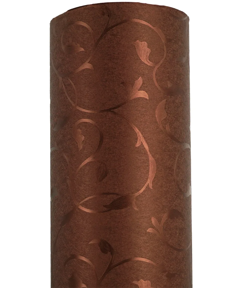 

Bronze VIntage Self-adhesive Embossed Wallpaper Vinyl Contact Paper Peel Sticker 24-in by 78.7-in