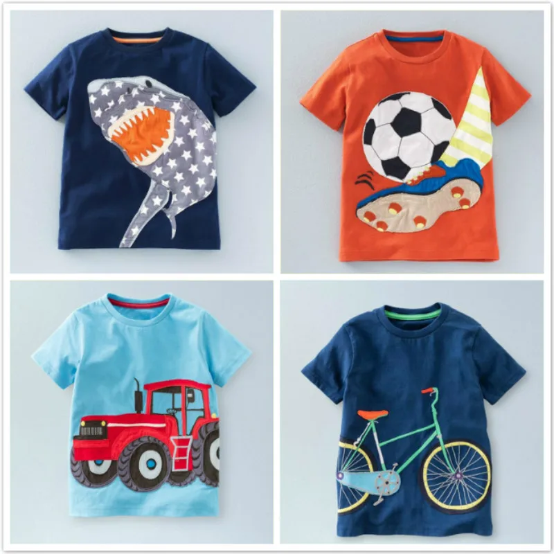

Baby Boys Girl Clothes Summer T Shirt 2019 New Children Clothing Short Sleeved Cotton Striped Swan Sun Girls T-shirts Tops