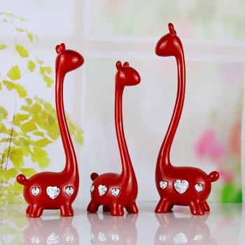

Handmade Cartoon Three deer Resin Decorative Crafts Garden Decoration Furnishing Articles Modern Home wine cabinet Decor