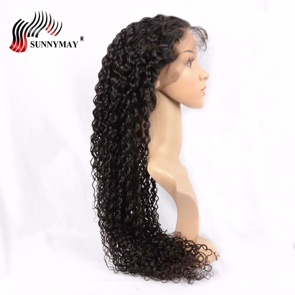

Sunnymay Full Lace Human Hair Wigs Brazilian Virgin Hair Lace Wigs For Black Women Pre Plcuked Glueless Cap