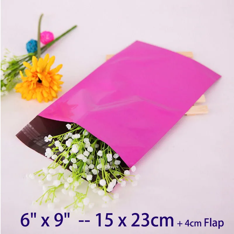 20 шт " x 9" высококачественные фиолетовые конверты для многократной почтовой пересылки сумка 15x23 см пластиковые почтовые пакеты полиэтиленовый пакет