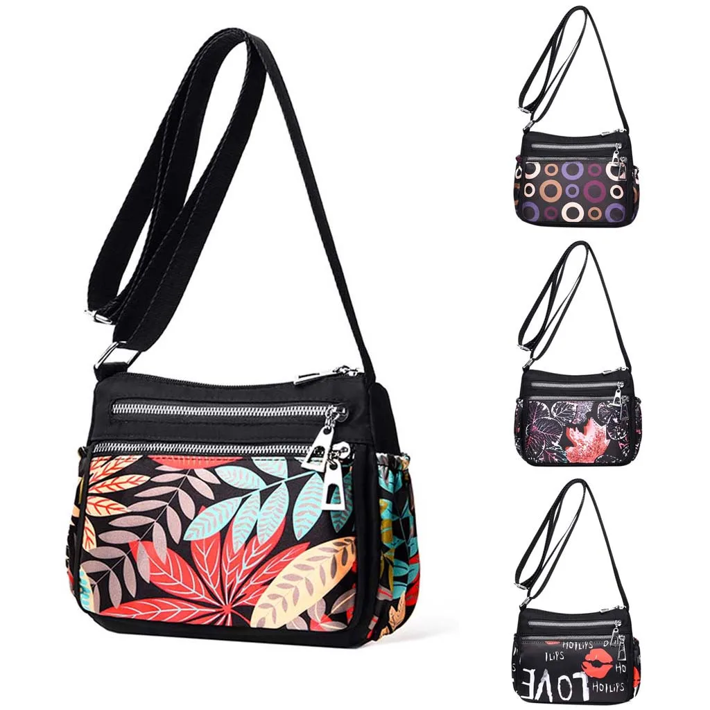 

2019 High Quality Casual Women Ethnic Print Shoulder Bag Fashion Travel Bag Casual Messenger Bag Support Wholesale Dropship