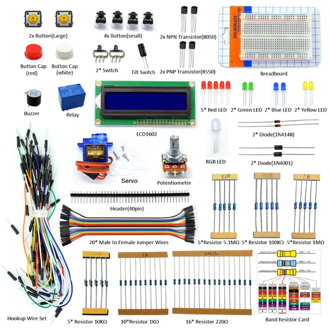 Special Price Adeept New Project 1602 LCD Starter Kit For Raspberry Pi 3 2 B/B+ Servo LED PDF Python LCD1602 Freeshipping Book diy diykit Special Price Adeept New Project 1602 LCD Starter Kit For Raspberry Pi 3 2 B/B+ Servo LED PDF Python LCD1602 Freeshipping Book diy diykit