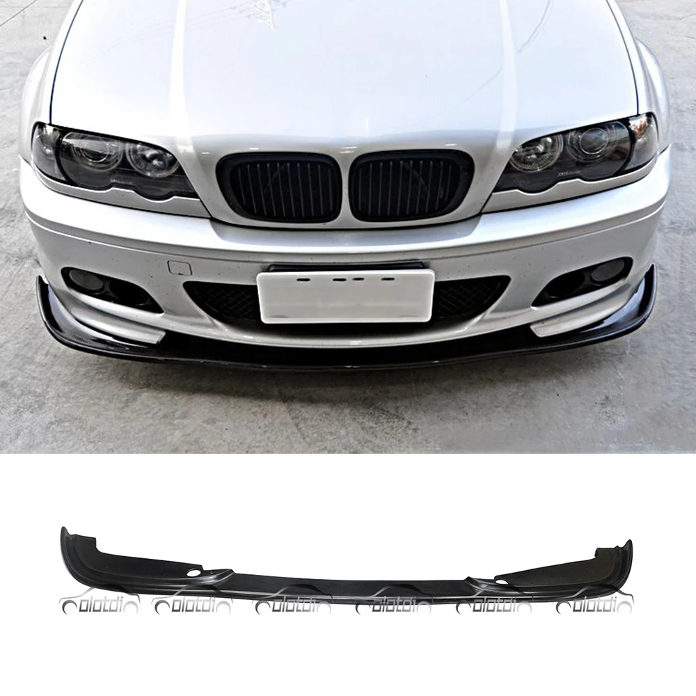 OLOTDI PU Material Front Lip Bumper Spoiler for BMW E46 M Sport Front Splitter Auto Tuning Fashion Car Accessories - AliExpress Automobiles & Motorcycles