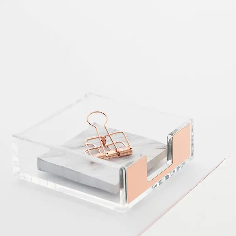 Multifunction Memo Pad Box Nordic Ins Creative Acrylic Transparent