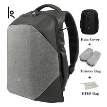 K Click Anti-Cut Solid Backpacks Scientific Storage System Bags External USB Charging Laptop Backpack For Man And Women