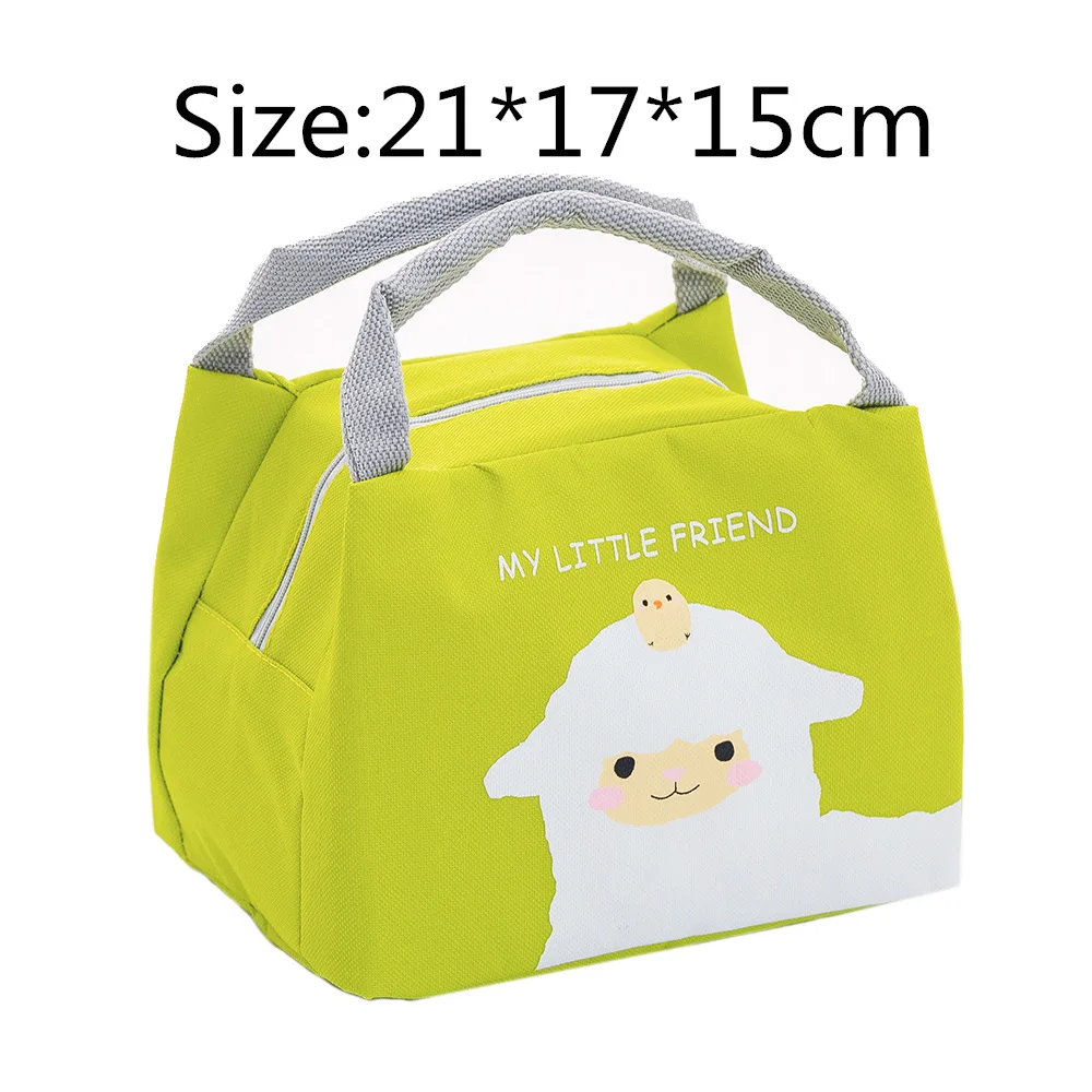 Изолированный кулер несколько рюкзак для ланча для женщин дети сумки мультфильм животных принадлежности для пикника Ланч сумка для обедов Tote