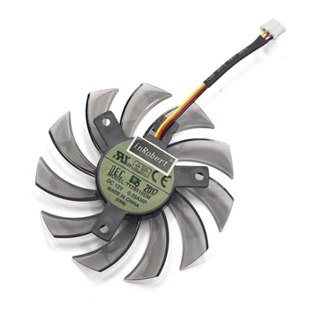 

T128010SM 75mm 3Pin/2Pin Cooler Fan Replace For Gigabyte GTX580 GTX670 560TI R9 280X HD5870 5770 N470SO N580UD Graphics Card