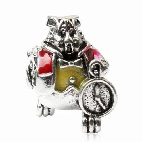 Лидер продаж подвеска Браслеты медведь подарок Бабочка колокольчик «любящее сердце» Кристалл бусины подходят браслеты Pandora для Для женщин шарма ювелирных изделий - Цвет: Style 13