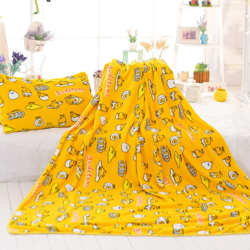 candice guo! super cute plush toy cartoon gudetama lazy Egg yolk air-condition blanket nap blanket creative birthday gift 1pc candice guo! super cute plush toy cartoon gudetama lazy Egg yolk air-condition blanket nap blanket creative birthday gift 1pc
