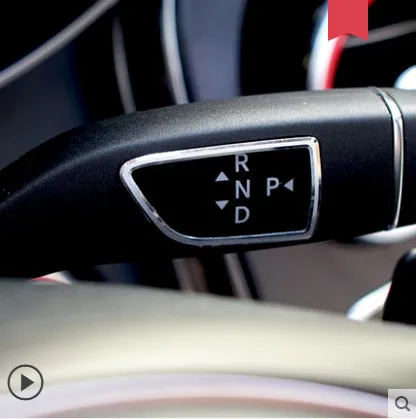 Хром для Mercedes Benz GLA CLA GLC GLK C A B E Class Steerling Wheel дождевик Чехол для стеклоочистителя аксессуары для стайлинга автомобилей - Название цвета: Серебристый