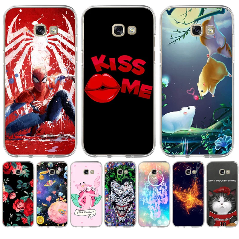Flamingo Spiderman For Samsung Galaxy S6 S7 S8 S9 Edge Plus A3 A5 A7 A8 2016 2017 2018 J3 J5 J7 2015 case Joker cover funda cute |