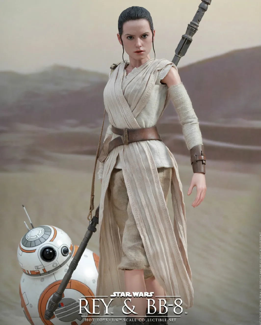 

HT MMS337 1/6 Star Wars The Force Awakens1/6th Scale Rey & BB-8 MMS336 Rey Only 12" Collectible Action Figure