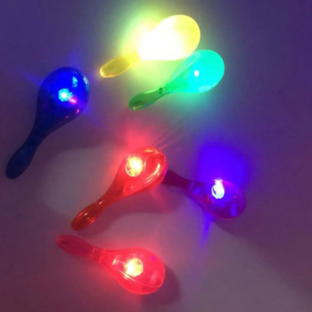 Креативный мигающий Тамбурин прозрачный праздничный свет Тамбурин для подарка Прямая