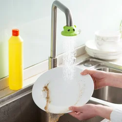 Kitchen faucet, water saving sprayer, high quality water filter, water saving tap, 360 degree rotary cartoon filter.