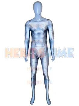 

Eugene Choi Suit Shazam Family Cosplay Costume Shazam Halloween Lycra Spandex Zentai Bodysuit Custom Made