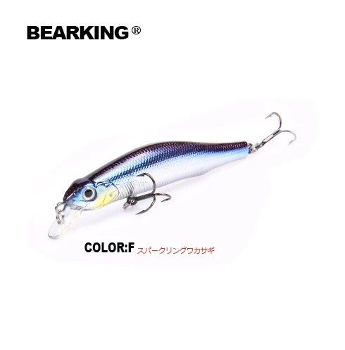 5 шт./лот рыболовные приманки Bearking perfect action 10 различных цветов 80 мм/8 г в каждой