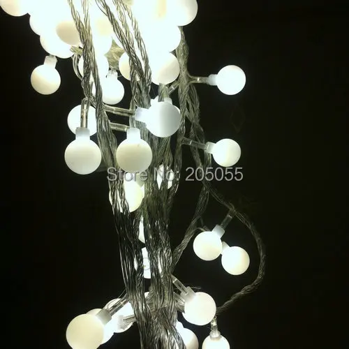 33FT 10 м 100LED матовый Шарообразная гирлянда 8 режимов Рождество Свадебные сада
