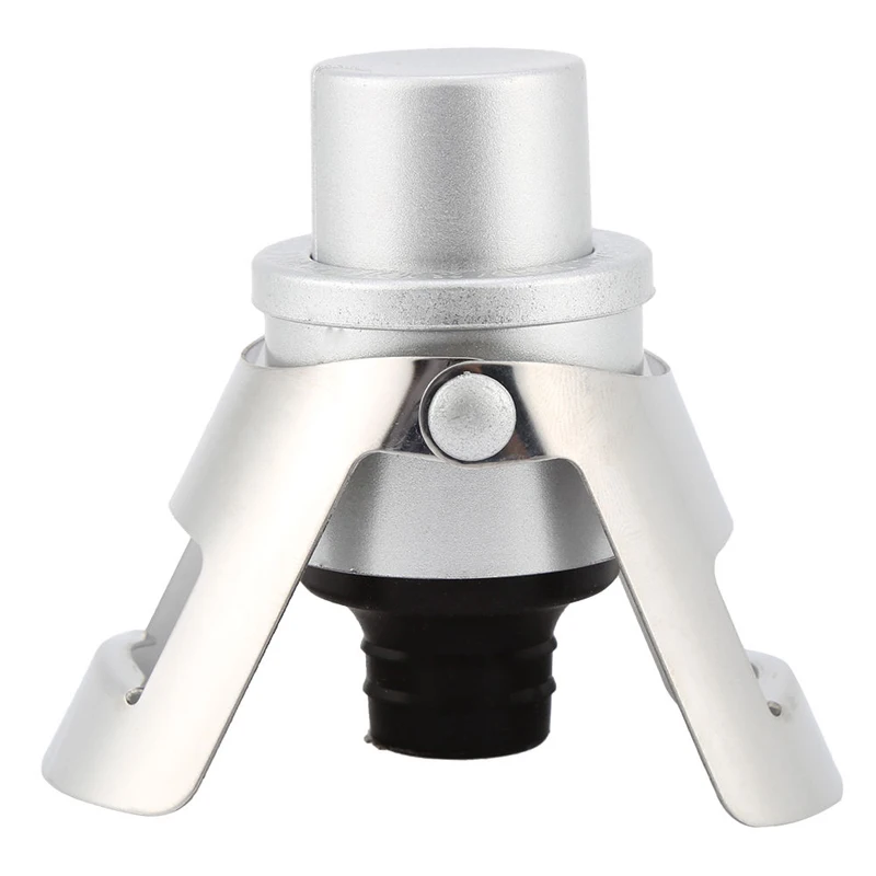 Vacuum Sparkling  Stainless Steel Red Wine Champagne Bottle Preserver Air Pump Stopper Vacuum Sealed Saver