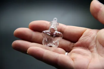 

Star Shape Mini Rubber Plug Empty Tiny Clear Liquid Wishing Necklace Glass Bottles Vial Pendant Weddding Decor Charms New 200pcs