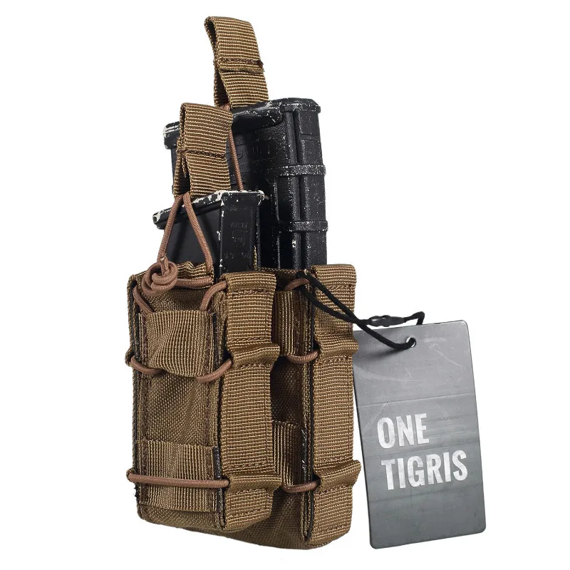 OneTigris Tactical Molle Mag Pouch Single Pistol Mag Pouch Hunting EDC Organizer 