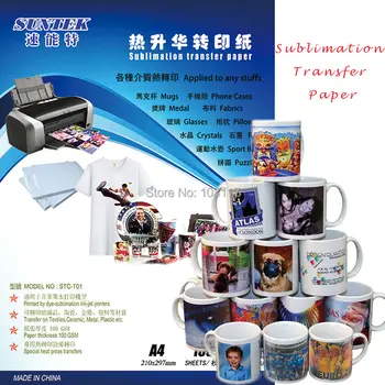 

Heat Transfer Sublimation Paper with Waterproof Sticky Back For Sublimation Mugs