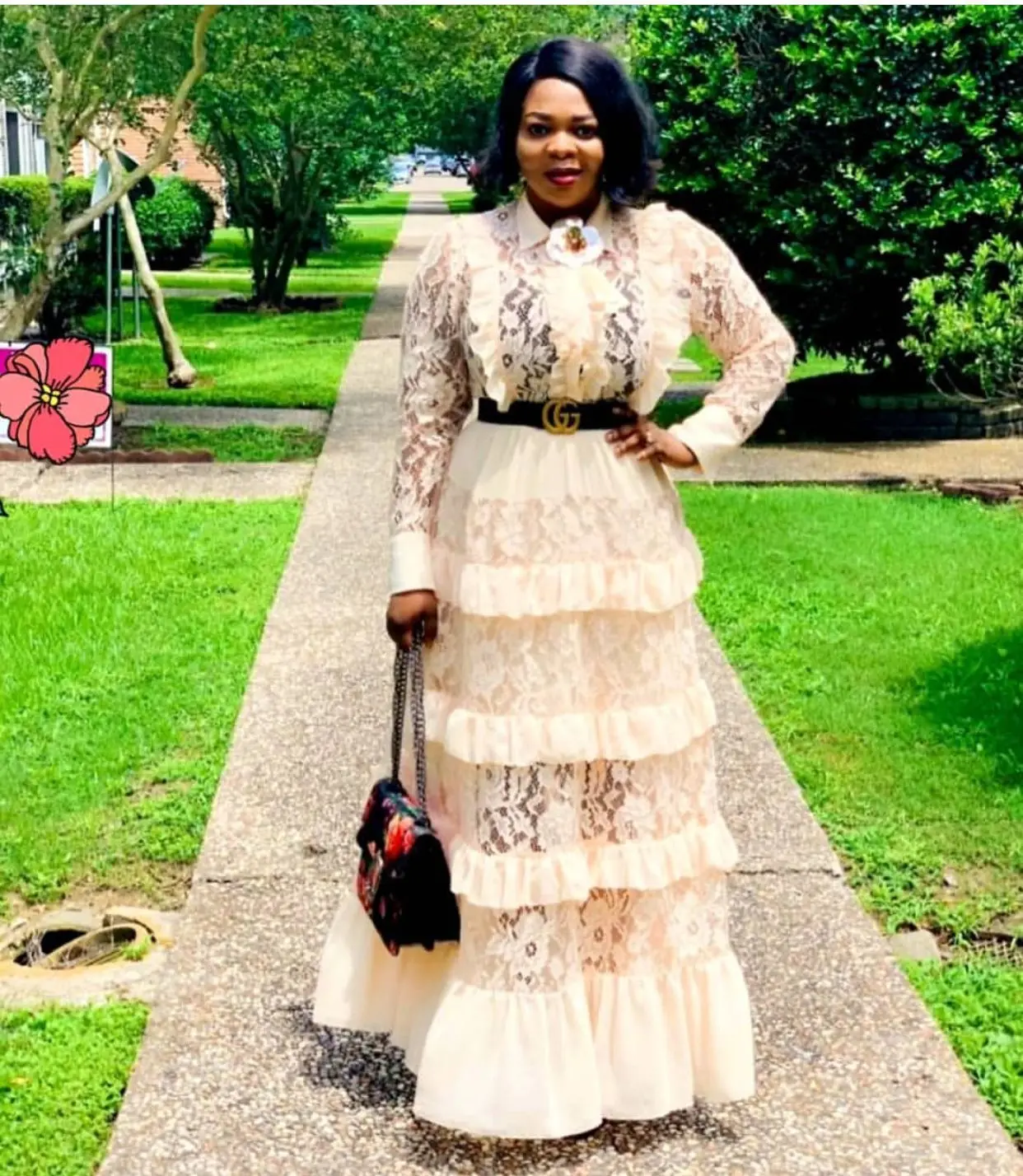 

Office Lady Solid Summer Bohemian Beach Dress Fashion Long Sleeve Maxi Women Dresses Lace Vestidos Verano 2019