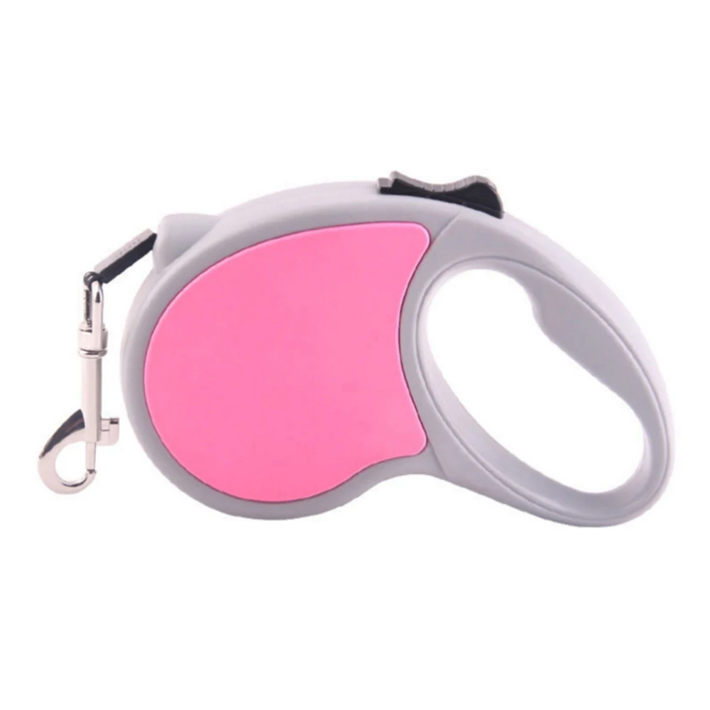 Pink Выдвижной Поводок для собак гибкий Correa Perro Guinzaglio трость Honden Riem аксессуары для собак Honden Tuigje Dieren Benodigheden Hond - Цвет: Pink