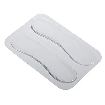 

COSW Hot Style1 pair Silicone Protector Foot Feet Care Shoe Insert Pad Insole Transparent