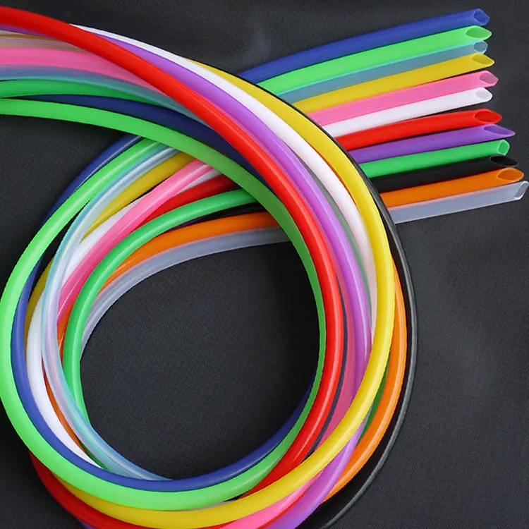 Colorful Flexible Silicone Tube ID 3mm x 6mm OD Food Grade Non-toxic Drink Water Rubber Hose Milk Beer Soft Pipe Connector